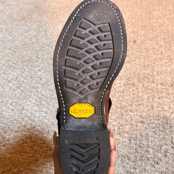 MINT+++ Chippewa engineer boots size 37.5 BEAUTIFUL PATINA! - Picture 6 of 7